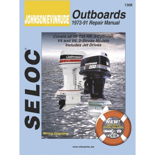 Seloc Publishing Seloc Marine Manual For Johnson/Evinrude Outboards 18-01308